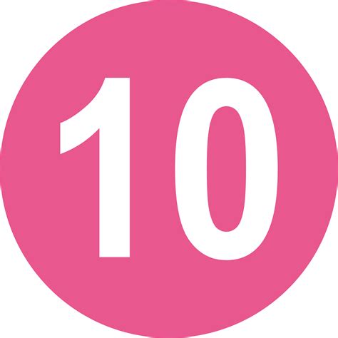 10 Number Png Image Png All