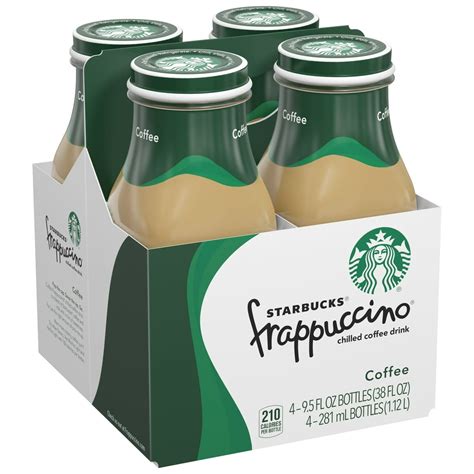 Starbucks Frappuccino Chilled Coffee Drink 95 Oz Bottles 4 Count