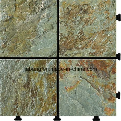 China Natural Slate Stone Removable Flooring Tile China