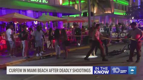 Miami Beach Imposes Spring Break Curfew After Shootings Wtsp Com
