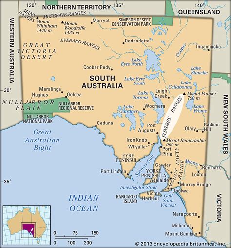Flinders Ranges Australia Map And Facts Britannica