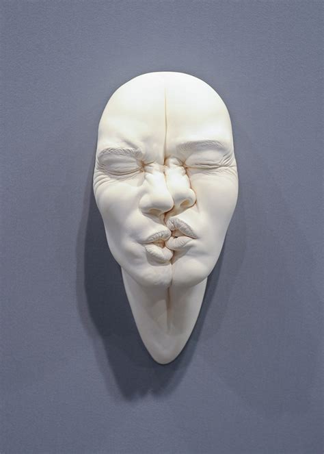 Abstract Porcelain Clay Faces By Artist Johnson Tsang