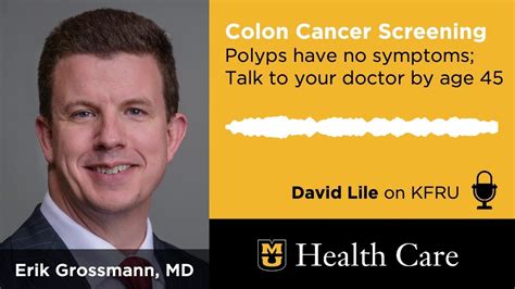 Colon cancer is the third most commonly diagnosed cancer in both men and women, says dr. When To Get Your Colon Cancer Screening (Erik Grossmann ...