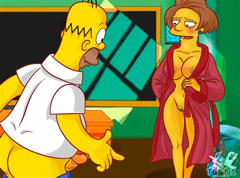 Simpsons Porn Krabappel Pic Edna Krabappel Homer Simpson SexiezPix
