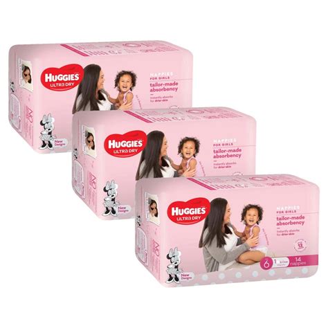 Huggies Junior Nappy Girl 16kg And Over Pack 30carton 3 Winc