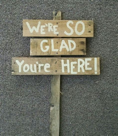 Were So Glad Youre Here Rustic Wedding Sign Rustic Wedding Signs