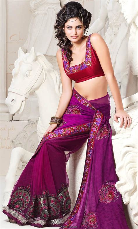 You love to dress up and look fashionable. Indian Bridal Party Wear Sarees For Girls - XciteFun.net