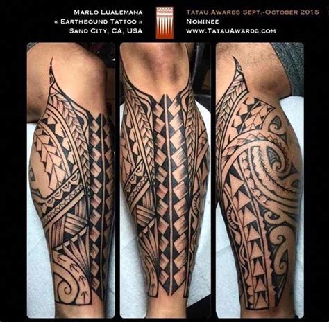 Samoan Tattoo Designs For Men Samoantattoos Leg Tattoos Polynesian