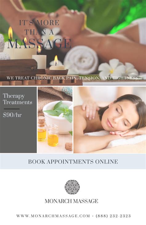 Massage Special Offer Poster Template Mycreativeshop