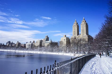 New York Is Truly Magical Covered In Snow Hand Luggage Only Travel
