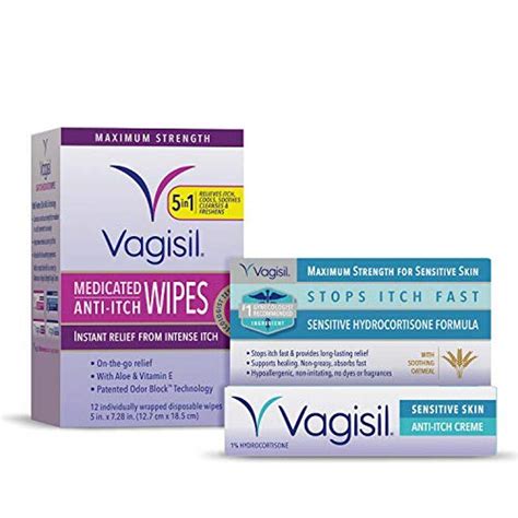 Vagisil Anti Itch Feminine Hygiene Care Multipack For Women Medicated Intimate Wipes And