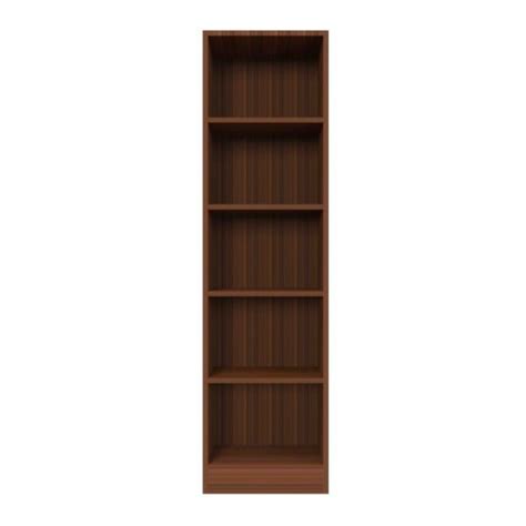 Modern Open Book Shelf Classic Walnut Office Bookshelves