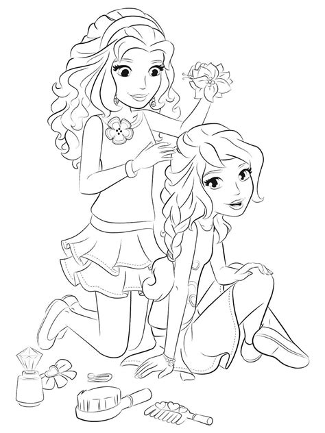 Lego Friends Coloring Pages Getcoloringpages Com Lego Friends Coloring Pages Best Coloring