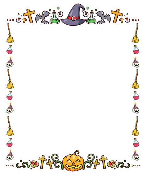 Best Halloween Printable Frames And Borders Pdf For Free At Printablee