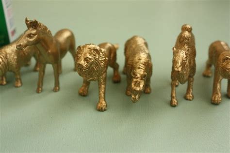Gold Animals Set Of 50 Gold Animals Gold Animals
