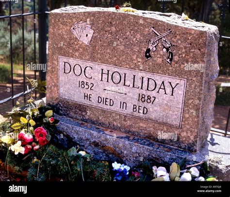 Doc Hollidays Tombstone In Glenwood Springs Rocky Mountains Colorado
