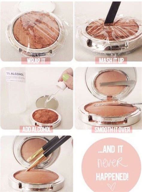 Here's how you can fix your broken palettes and compacts with it. 8 Most Amazing Makeup Hacks That Blew Up the Internet in 2015!