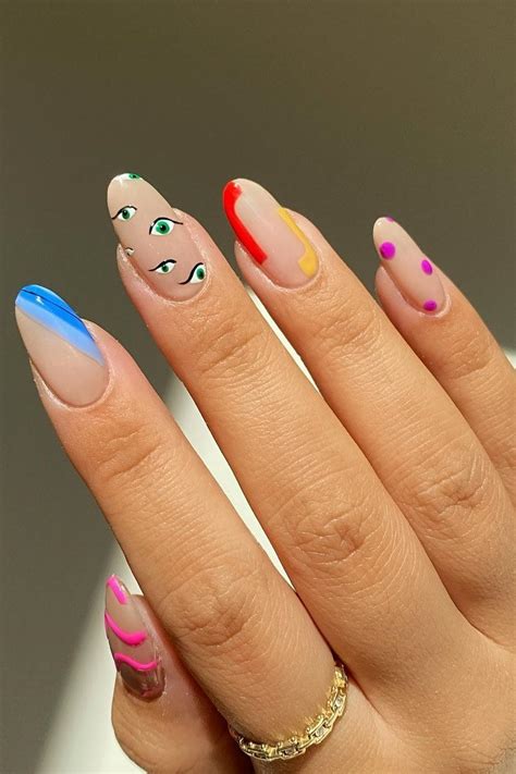 𝔱𝔥𝔲𝔤𝔟𝔞𝔟𝔶 In 2021 Nail Art Retro Nails Pastel Nails