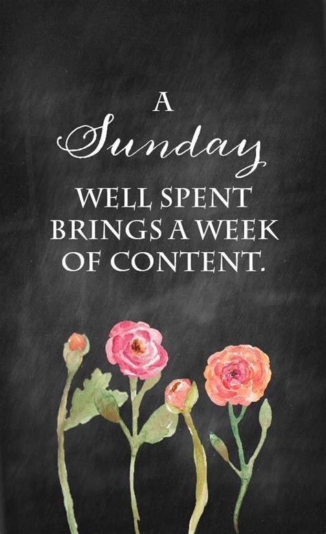 A Sunday Well Spent Quote Pictures Photos And Images For Facebook