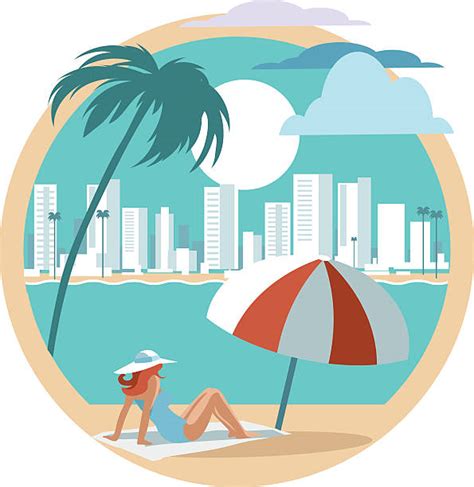 Miami Beach Illustrations Royalty Free Vector Graphics And Clip Art Istock