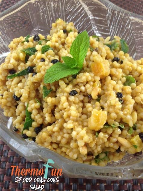 Spiced Couscous Salad Week 4 2015 Thermofun Thermomix Recipes