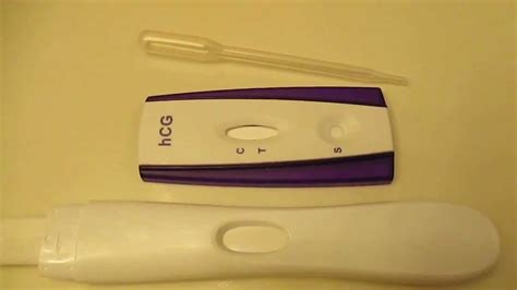 Live Pregnancy Test 4 Weeks And 3 Days Youtube