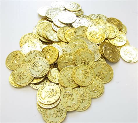 Greeting Cards And Party Supplies Home And Garden Party Favors And Bag Fillers 725 Plastic Gold Coins