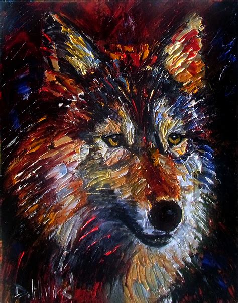 Debra Hurd Original Paintings And Jazz Art Wolf Wild
