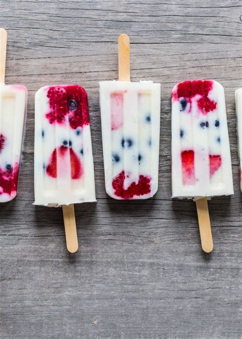 Creamy Vanilla Berry Popsicles Jelly Toast