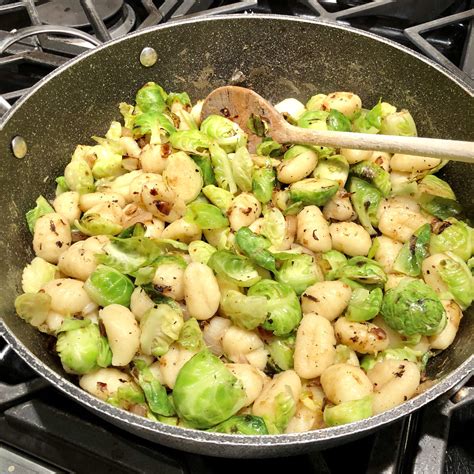 Brussels Sprout With Crisp Gnocchi Weiler Nutrition Communications