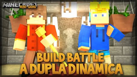 Minecraft Build Battle Dupla DinÂmica Construindo Youtube