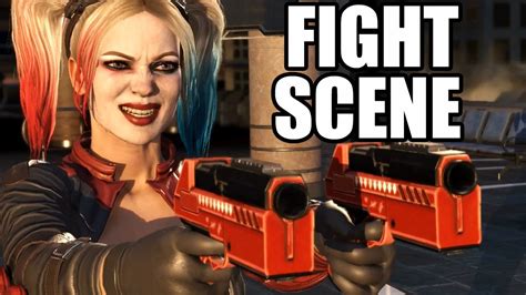 Maybe you would like to learn more about one of these? INJUSTICE 2 - Wonder Woman Stabs Harley Quinn - Fight Scene - YouTube