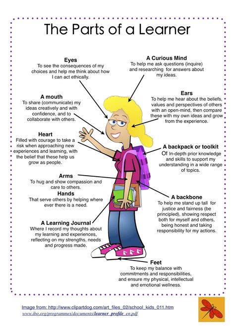 One Teachers Journey The Learner Profiles Learner Profile Student