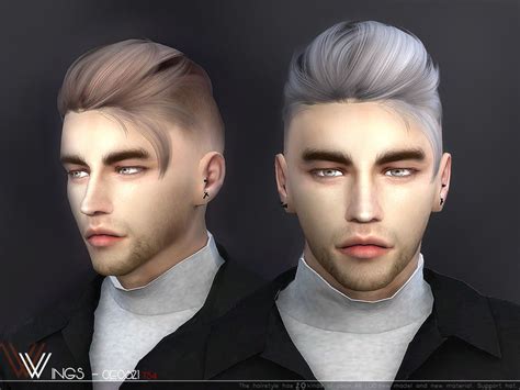 The Sims Resource Wings Oe0621 Hair ~ Sims 4 Hairs