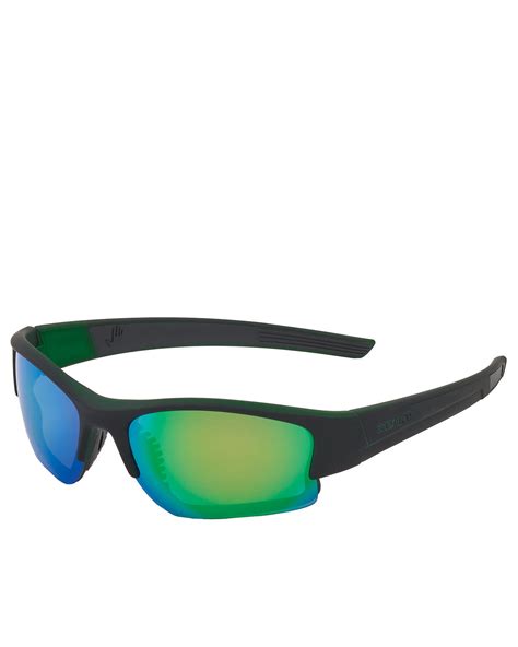 Mens Vapor 17 Polarized Sport Sunglasses Green Body Glove