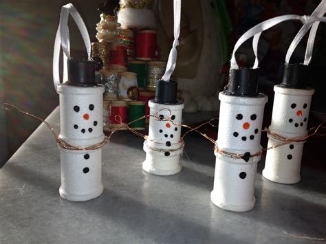 Spool Snowmen Christmas Time Christmas Ideas Merry Christmas