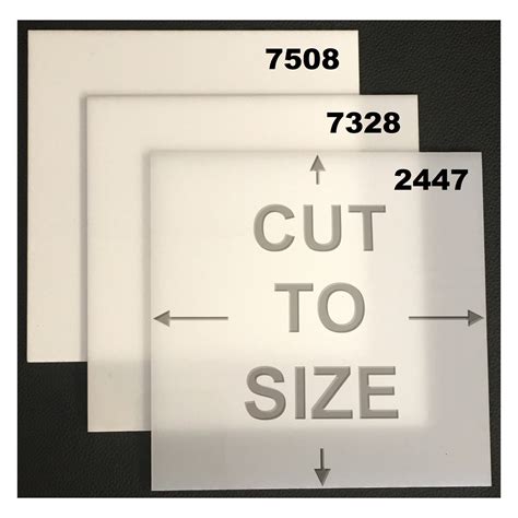 Affordable Prices High Quality Goods 4040cm A4 White Acrylic Board