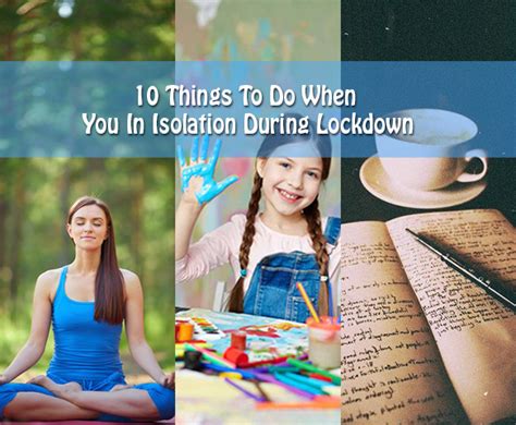 10 things to do when you in isolation during lockdown trafali
