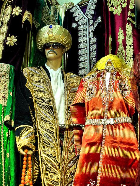 Colorful Ottoman Sultan Kaftans At Kapali Ar I Grand Bazaar In Istanbul