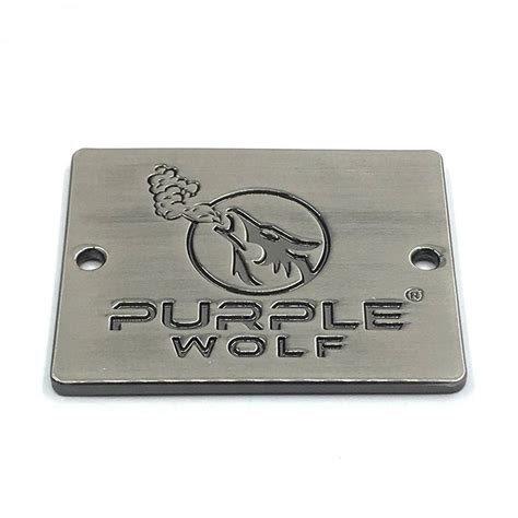 Custom Metal Logo Plates China Custom Nameplate Manufacturer