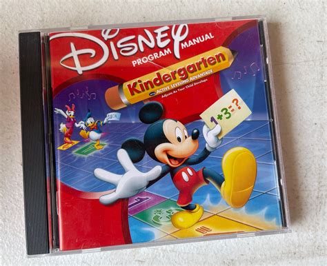 Disney Mickey Mouse Kindergarten Cd Rom Pc Game And Activity Center