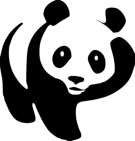 Download High Quality Panda Clipart Silhouette Transparent Png Images