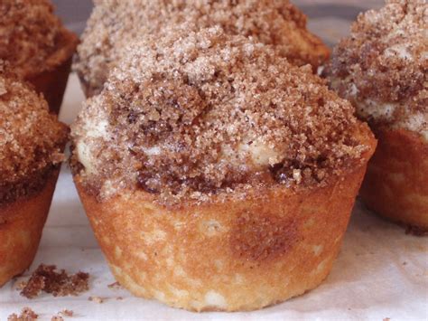 Open Mouth Insert Food Sour Cream Coffee Cake Muffins