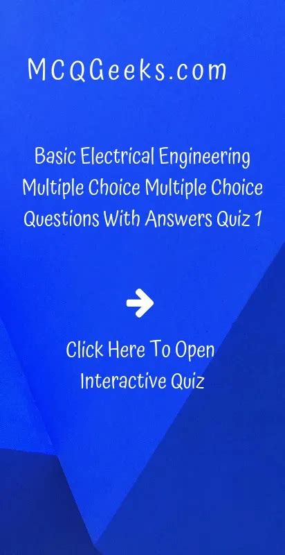Mcq On Basic Electrical Engineering With Solutions