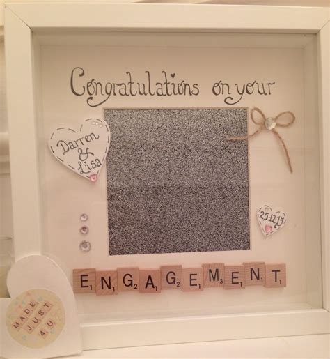 Personalised Happy Engagement Frame Engagement Picture Frame Etsy Uk