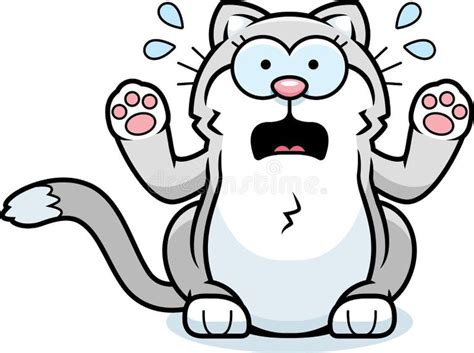 Scared Cat Stock Illustrations 2646 Scared Cat Stock Illustrations