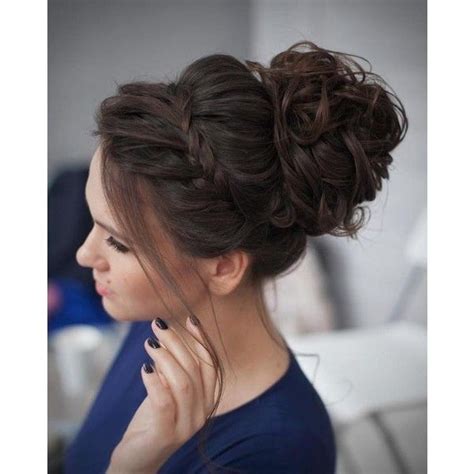 40 Most Delightful Prom Updos For Long Hair In 2016 Liked On Polyvore