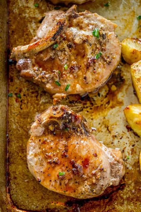 They tasted fine and we'll probably make them again. Quick and easy oven baked pork chops with brown sugar and ...