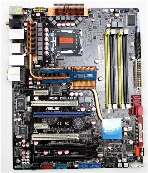 Asus P5q Deluxe Intel P45 Mainboard Atx Sockel 775 140151