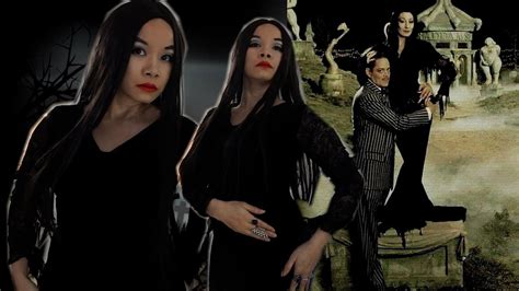 Making Morticia Addams Costume 31 Days Of Halloween Youtube